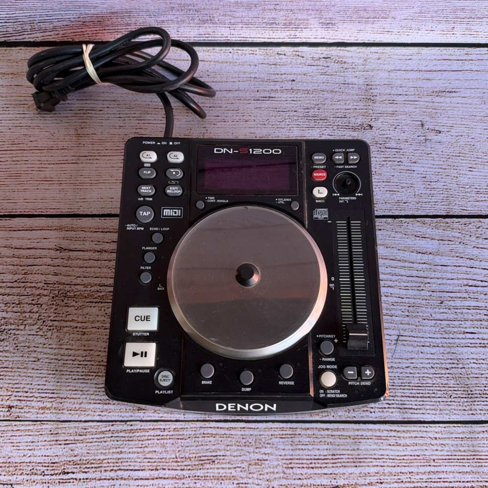 Denon DJ DN-S1200 Tabletop CD MP3 USB Media Player MIDI Controller Japan